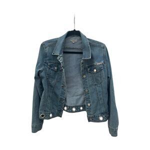 Jean Jacket with Metal Embellishments